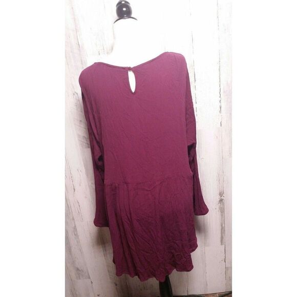 Torrid Purple Size 4 Double Keyhole Neckline Tunic - Picture 4 of 7